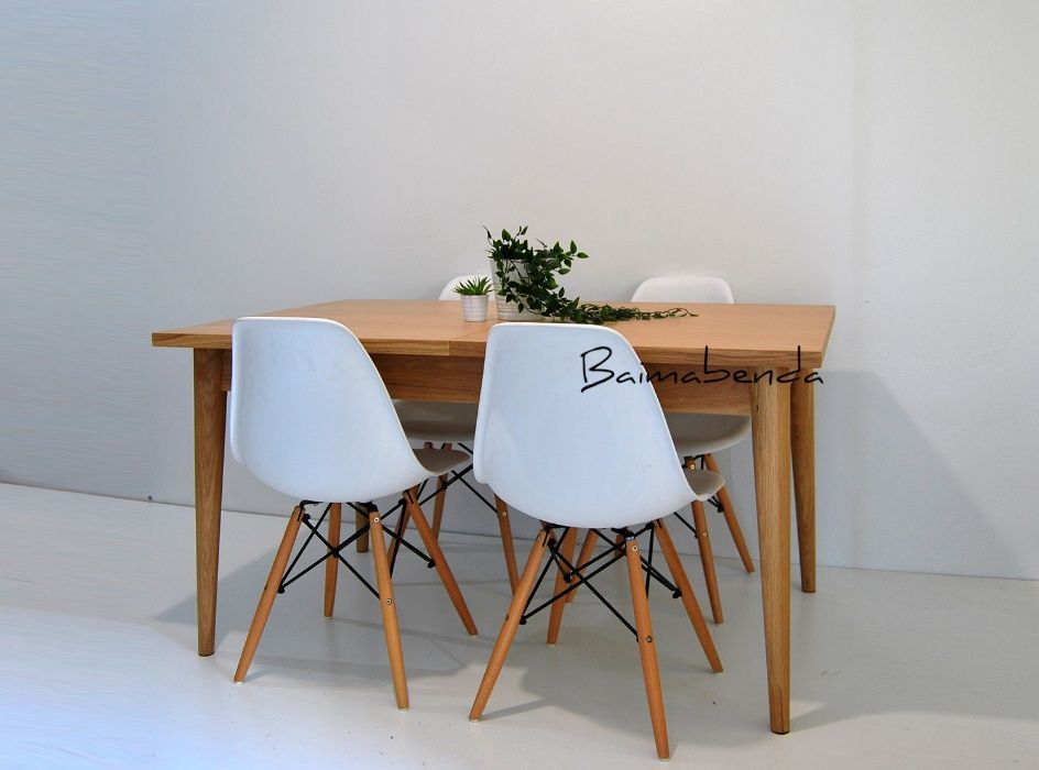 Mesa de Jantar / Refeição/ Extensível Retro Vintage / estilo nórdico